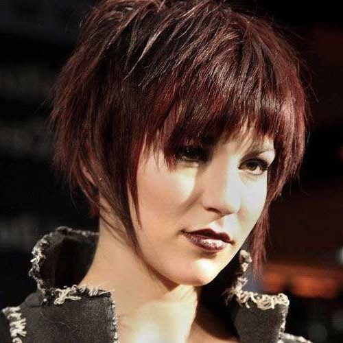 Edgy Short Hairstyles For Round Faces (Photo 5 of 20)