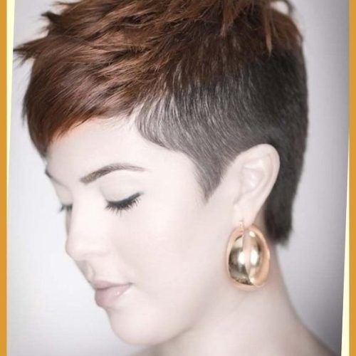 Short Hairstyles With Both Sides Shaved (Photo 19 of 20)