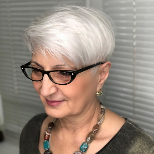 Gray Pixie Haircuts For Older Women (Photo 1 of 20)