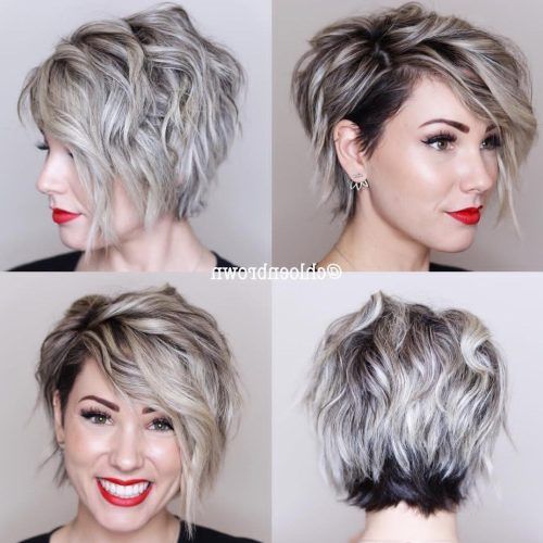 Asymmetrical Feathered Bangs Hairstyles With Short Hair (Photo 3 of 20)