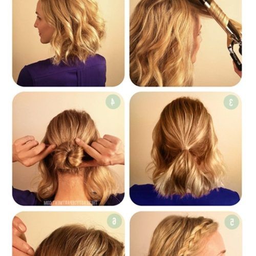 Easy Updo Hairstyles For Medium Hair To Do Yourself (Photo 1 of 15)