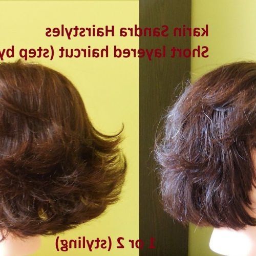 Short Layered Bob Hairstyles With Feathered Bangs (Photo 16 of 20)