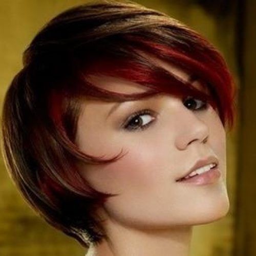 Short Haircuts With Red Color (Photo 10 of 20)