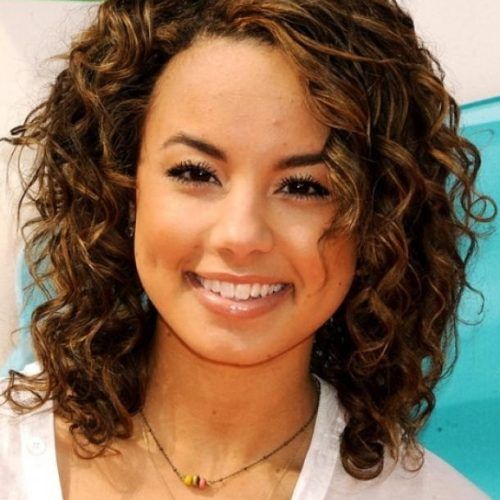Short Hairstyles For Round Faces Curly Hair (Photo 16 of 20)