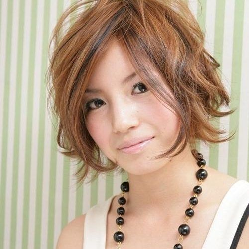 Short Curly Shag Hairstyles For Korean Girls (Photo 1 of 15)