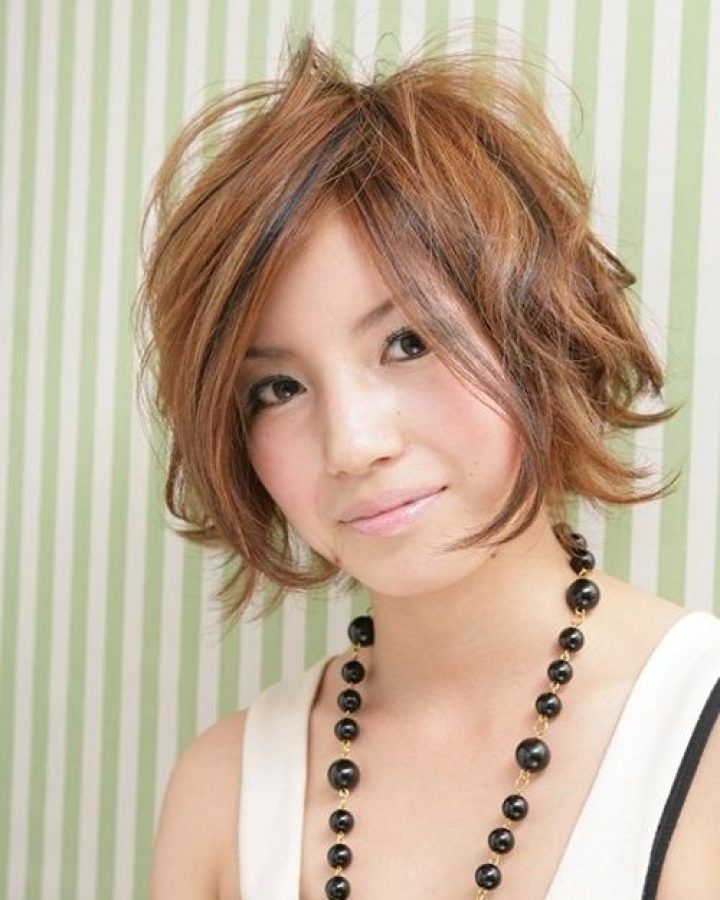 15 Ideas of Short Curly Shag Hairstyles for Korean Girls