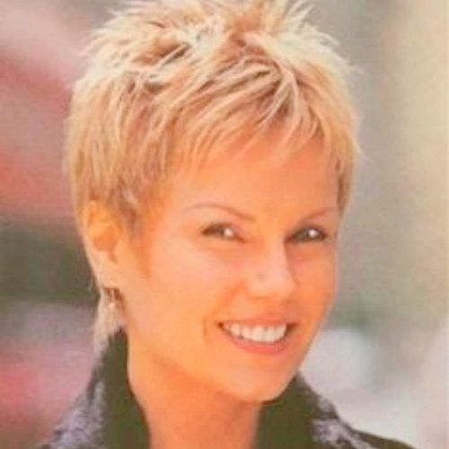 Pure Blonde Shorter Hairstyles For Older Women (Photo 3 of 20)