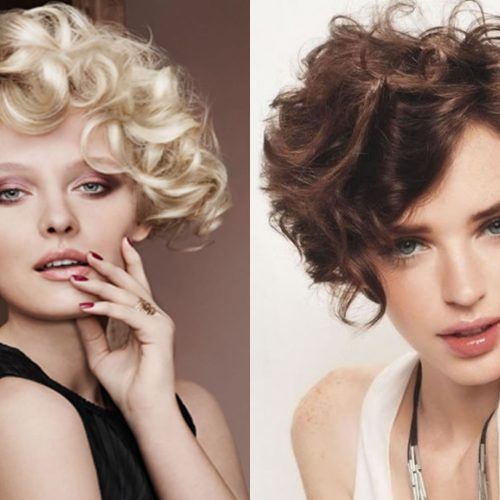 Feminine Shorter Hairstyles For Curly Hair (Photo 7 of 20)