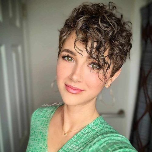 Cute Curly Pixie Hairstyles (Photo 2 of 20)