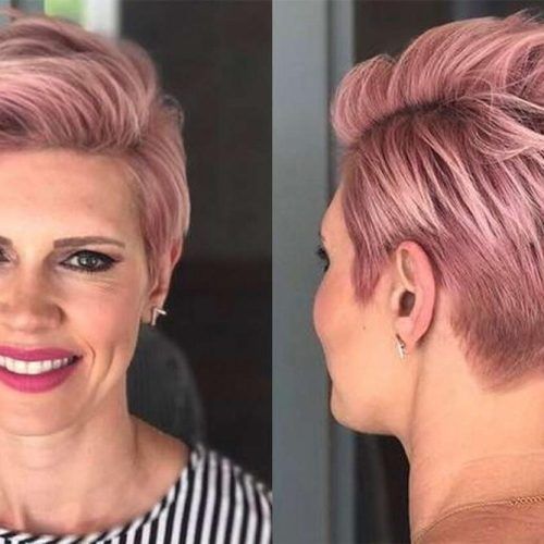 Pink Short Haircuts (Photo 7 of 20)
