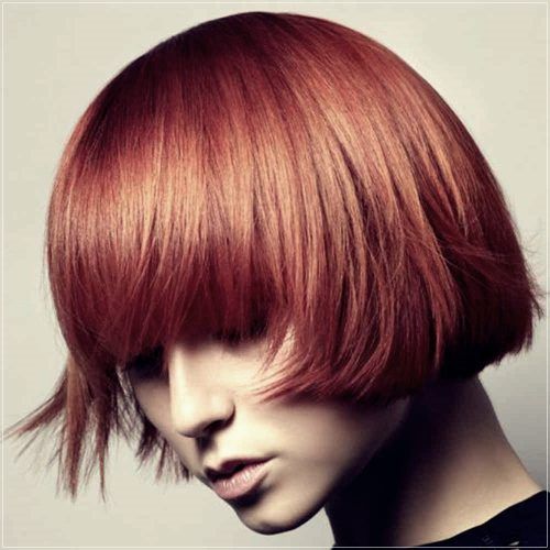 Pageboy Maroon Red Pixie Haircuts (Photo 17 of 20)