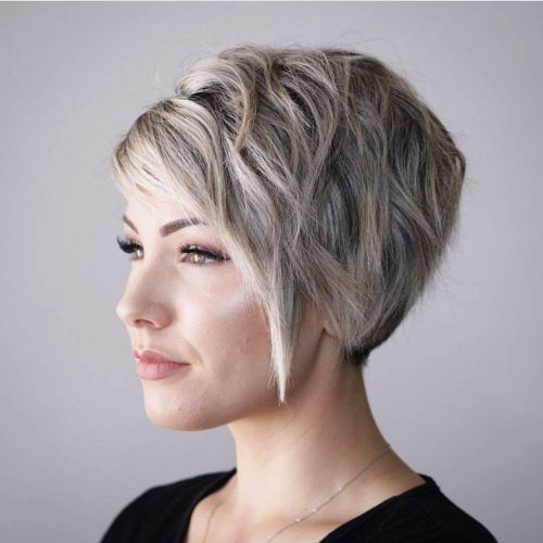 Layered Short Hairstyles For Round Faces (Photo 12 of 20)