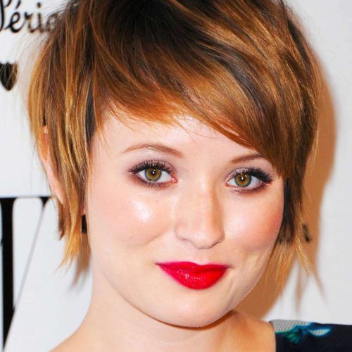 Short Bangs Hairstyles For Round Face Types (Photo 16 of 20)