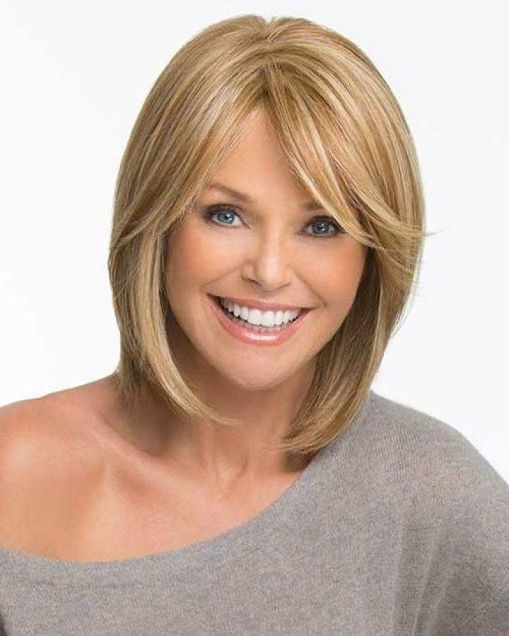 2024 Latest Long Bob Hairstyles with Side Swept Bangs