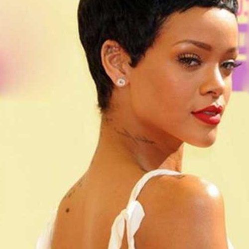 Rihanna Pixie Haircuts (Photo 8 of 20)
