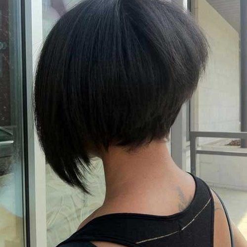 Stacked Bob Hairstyles Back View (Photo 9 of 15)