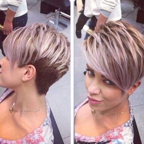 Silver And Brown Pixie Haircuts (Photo 10 of 15)