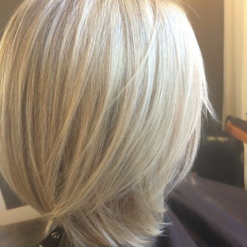 Icy Blonde Shaggy Bob Hairstyles (Photo 3 of 20)