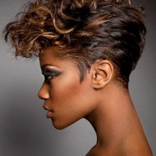 Edgy Short Haircuts For Black Women (Photo 20 of 20)