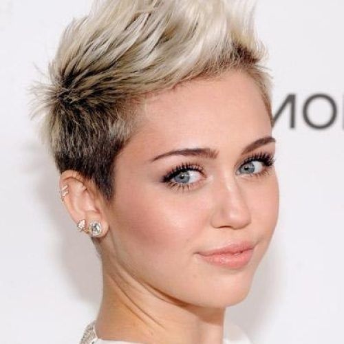 Miley Cyrus Short Hairstyles (Photo 20 of 20)