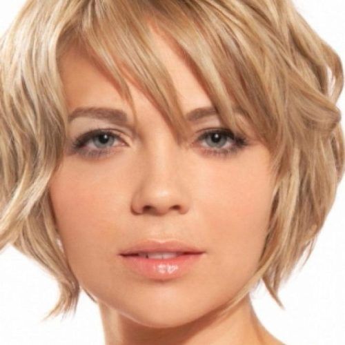 Short Haircuts For Thick Hair Long Face (Photo 9 of 20)