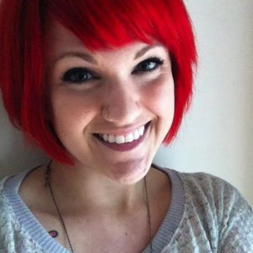 Bright Red Short Hairstyles (Photo 1 of 20)