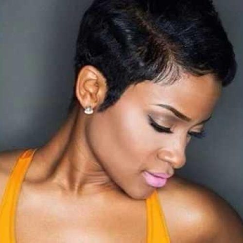Black Women Short Haircuts (Photo 16 of 20)