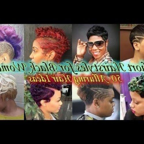 Short Haircuts Styles For Black Hair (Photo 18 of 20)