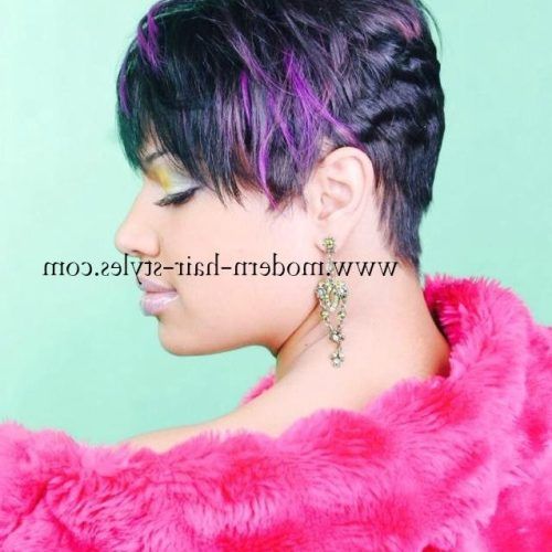 Purple And Black Short Hairstyles (Photo 18 of 20)