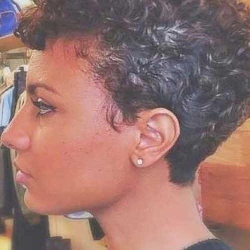 Black Woman Short Haircuts (Photo 18 of 20)