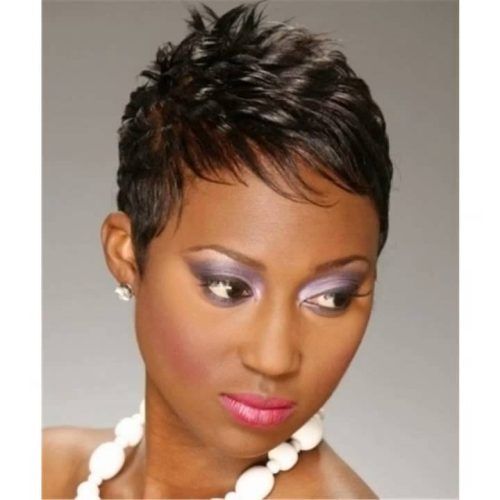 Updos For Short Hair For African American (Photo 14 of 15)