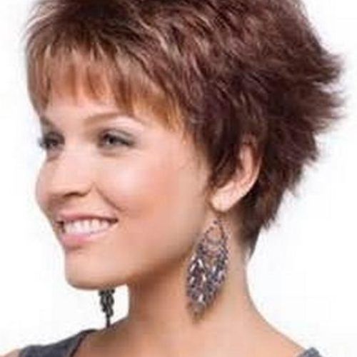 Short Hairstyles For Fat Faces And Double Chins (Photo 12 of 15)