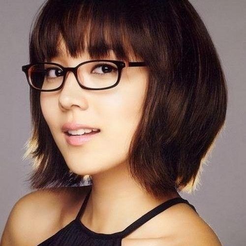 Short Haircuts For Girls With Glasses (Photo 9 of 20)