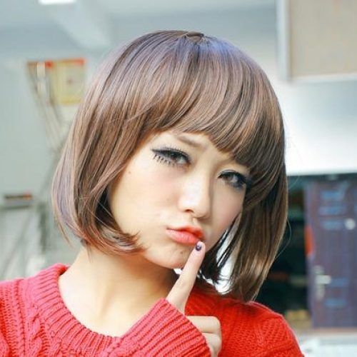 Short Hairstyles For Korean Beautiful Women (Photo 6 of 15)