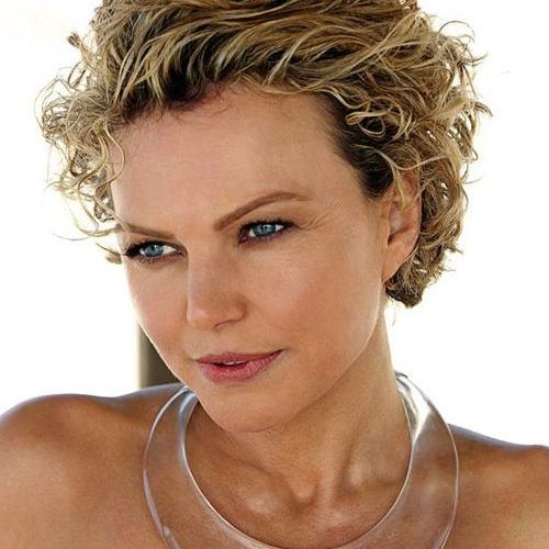 Short Haircuts For Naturally Curly Hair And Round Face (Photo 14 of 20)