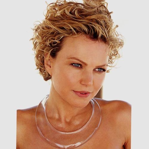 Short Haircuts For Curly Hair And Round Face (Photo 20 of 20)