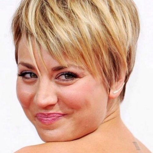 Flattering Short Haircuts For Round Faces (Photo 15 of 20)