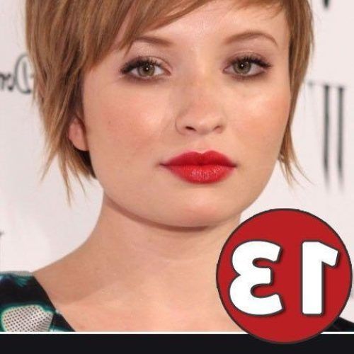 Short Hairstyles For Round Faces And Glasses (Photo 14 of 20)