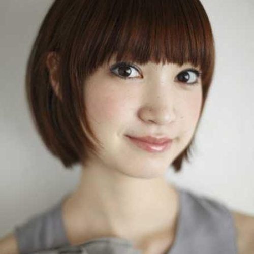 Asian Hairstyles With Short Bangs (Photo 10 of 20)