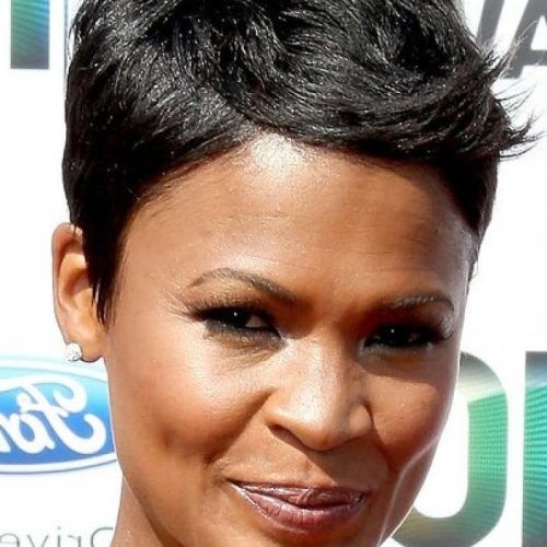 Short Haircuts For Black Women With Fine Hair (Photo 14 of 20)