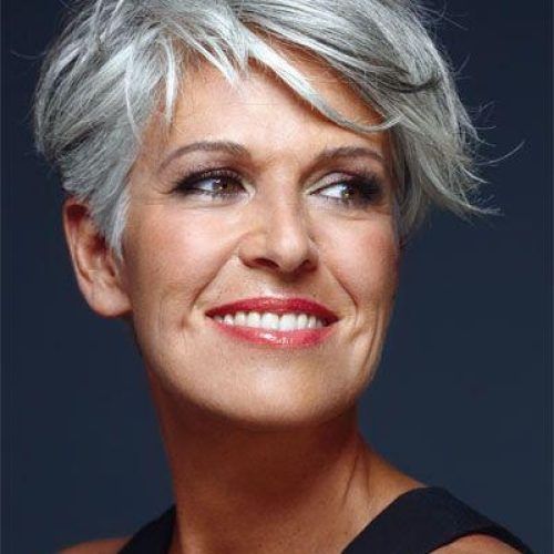 Short Hairstyle For 50 Year Old Woman (Photo 2 of 15)