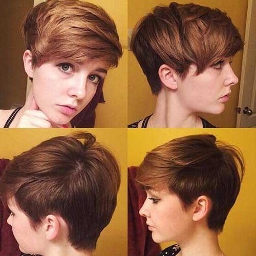 Short Pixie Haircuts With Long Bangs (Photo 13 of 20)
