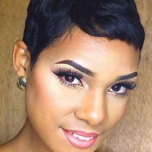 Black Women Short Pixie Haircuts (Photo 7 of 20)