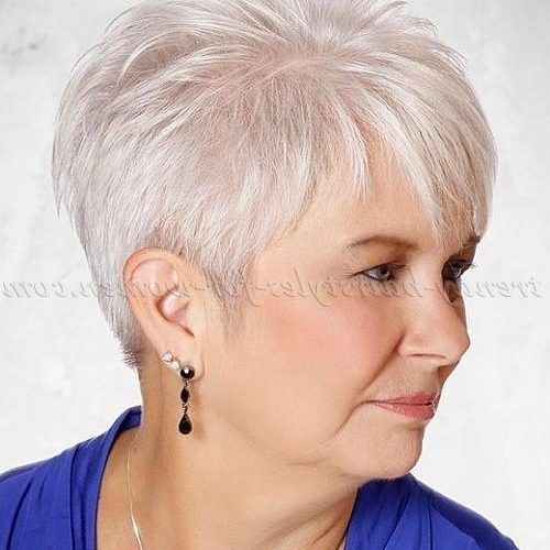 Short Haircuts For Grey Haired Woman (Photo 9 of 20)