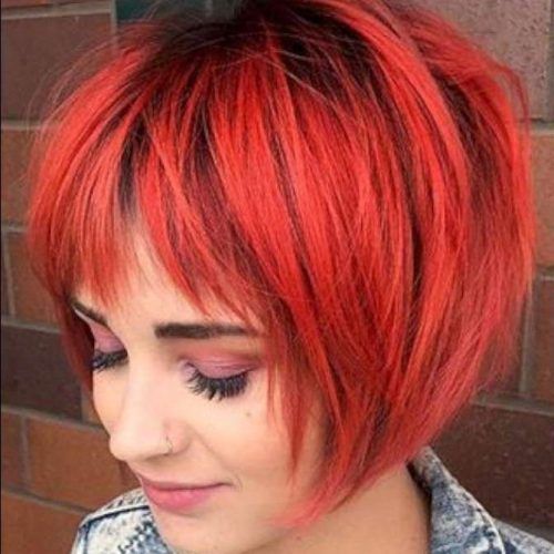 Red And Black Short Hairstyles (Photo 10 of 20)