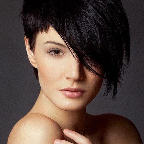 One Sided Short Hairstyles (Photo 1 of 20)