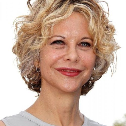 Short Haircuts For Older Women With Curly Hair (Photo 5 of 20)