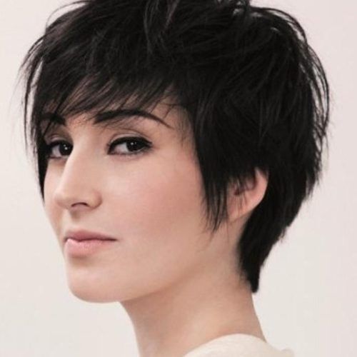 Black Short Hairstyles For Long Faces (Photo 8 of 20)
