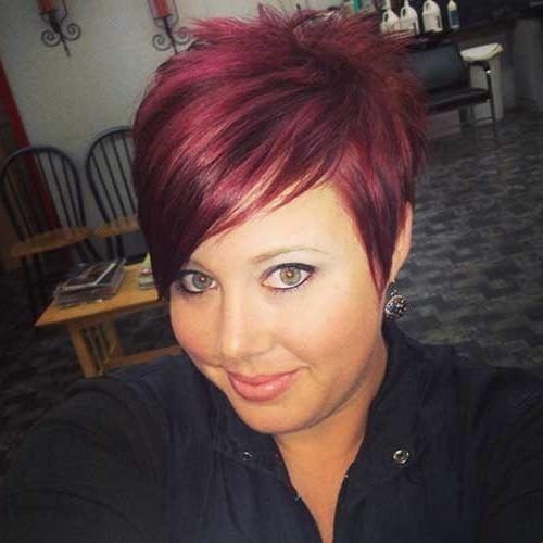 Short Haircuts With Red Color (Photo 14 of 20)