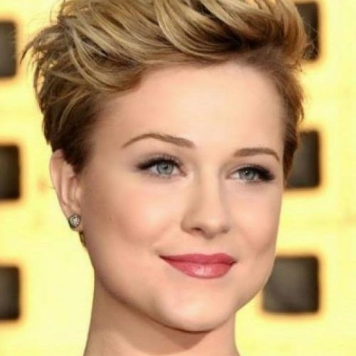 Short Haircuts For Round Faces And Thick Hair (Photo 11 of 20)